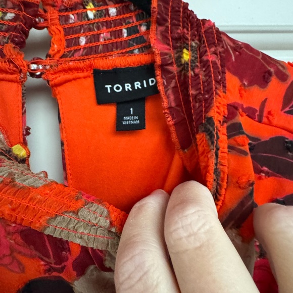 Torrid Mini Clip Dot Dress - Picture 4 of 5